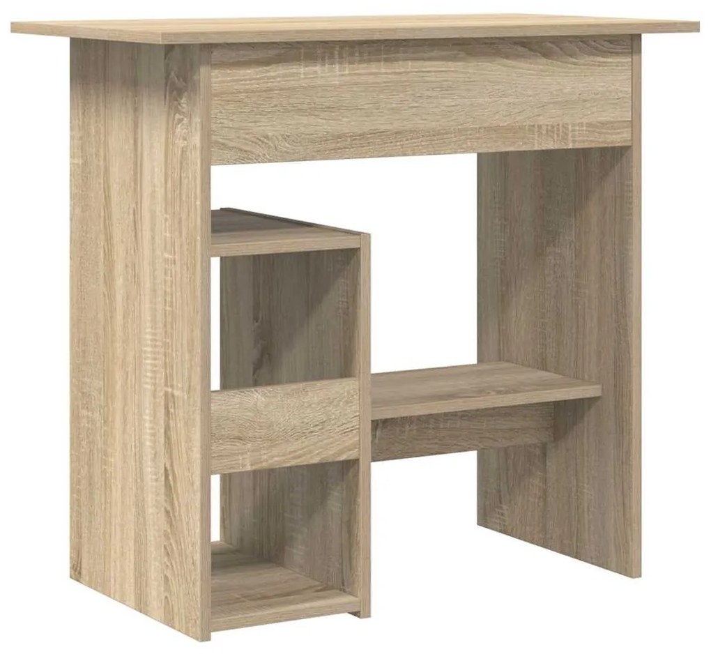 vidaXL Γραφείο Χρώμα Sonoma Δρυς 80 x 45 x 74 εκ. από Επεξ. Ξύλο