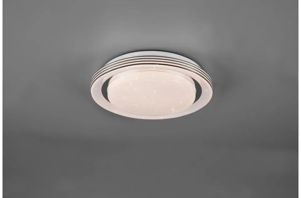 Πλαφονιέρα Φωτιστικό Οροφής LED 10,5W Dimmable 3CCT Εφέ Atria Trio Lighting-R67042800-Λευκό R67042800