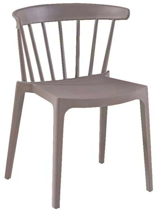 Καρέκλα WEST PP-UV Sand Beige 53x53x75cm (Σετ 4 ΤΕΜ)