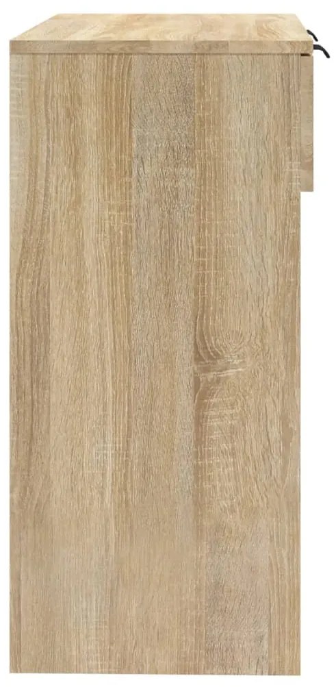 vidaXL Τραπέζι Κονσόλα Sonoma Δρυς 90x36x75 εκ. Επεξεργασμένο Ξύλο