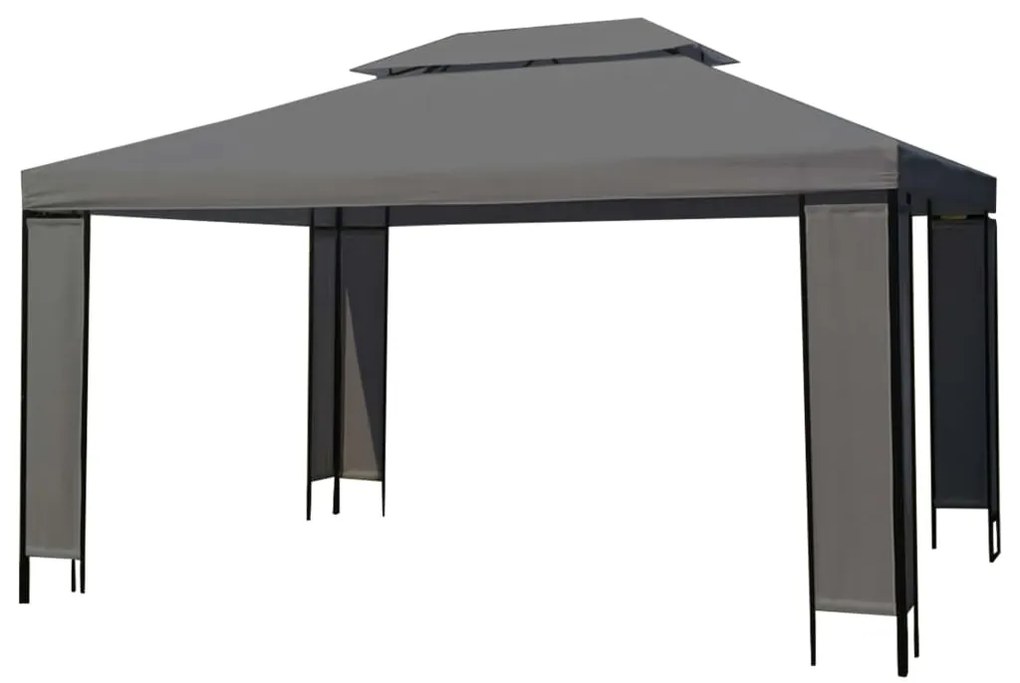 vidaXL Κιόσκι Ανθρακί 300 x 400 εκ.