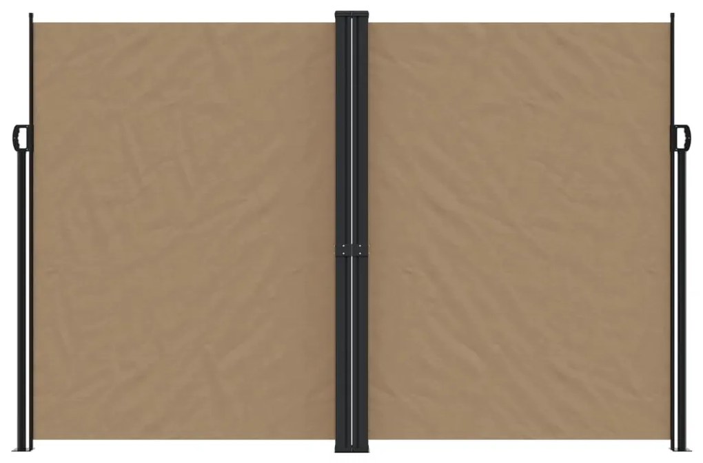 vidaXL Σκίαστρο Πλαϊνό Συρόμενο Taupe 220x1200 εκ.