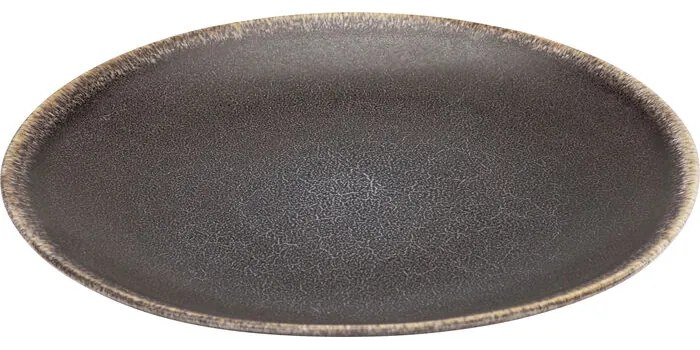 Πιάτο Valerio Κεραμικό Γκρι 22.3*22.3*2.5εκ. - Γκρι