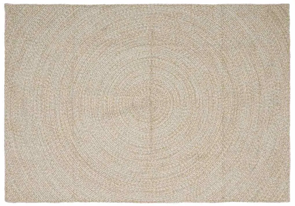 vidaXL Χαλί Φυσικό και Λευκό 200 x 290 εκ. Γιούτα