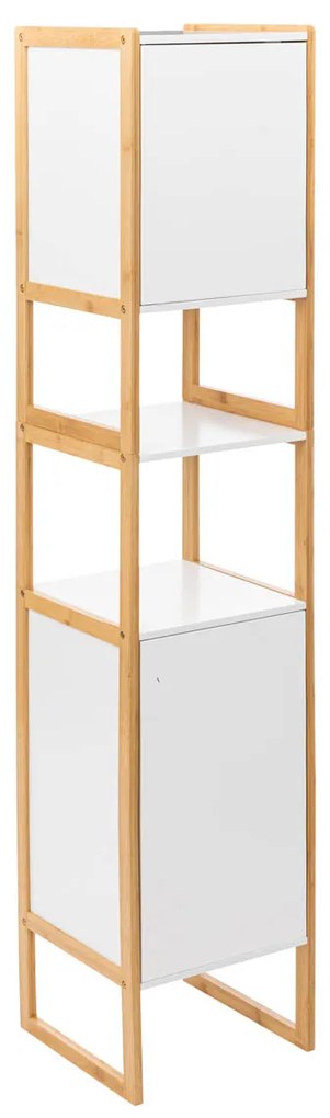 Στήλη Μπάνιου Με Ντουλάπια (33x33x170) F-V Natureo White 174890A