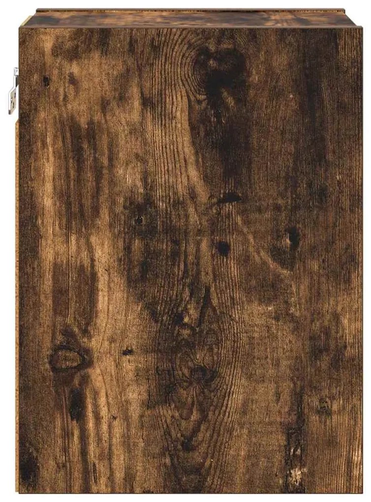 vidaXL Κρεμαστό ντουλάπι Καπνιστό Δρύς 20 x 29,5 x 40 εκ.