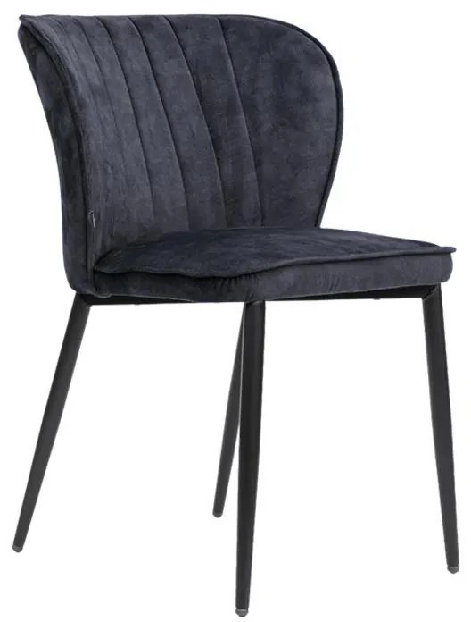 Καρέκλα Τραπεζαρίας Silvana Μεταλλική Fylliana Γκρί 56x43x84εκ. 2αδα 56x43x84 εκ.