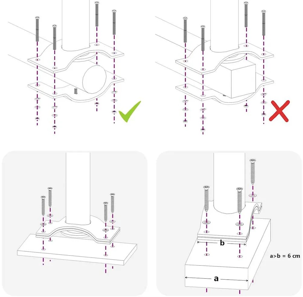 vidaXL Σκίαστρο Πλαϊνό Συρόμενο Βεράντας Μπλε 100 x 300 εκ.