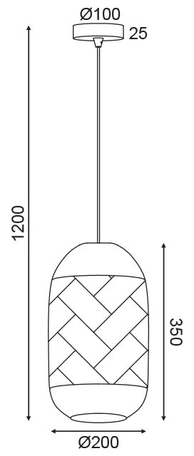 ΚΡΕΜΑΣΤΟ ΦΩΤΙΣΤΙΚΟ 1ΧΕ27 RATTAN+ΞΥΛΟ D20XH120CM COCONUT - OD761P20RW