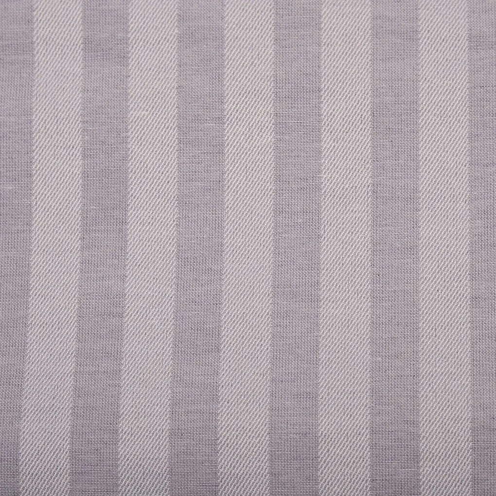 Σεντόνια Ημίδιπλα Με Λάστιχο (Σετ) Viopros Satin Stripe 850 Γκρι