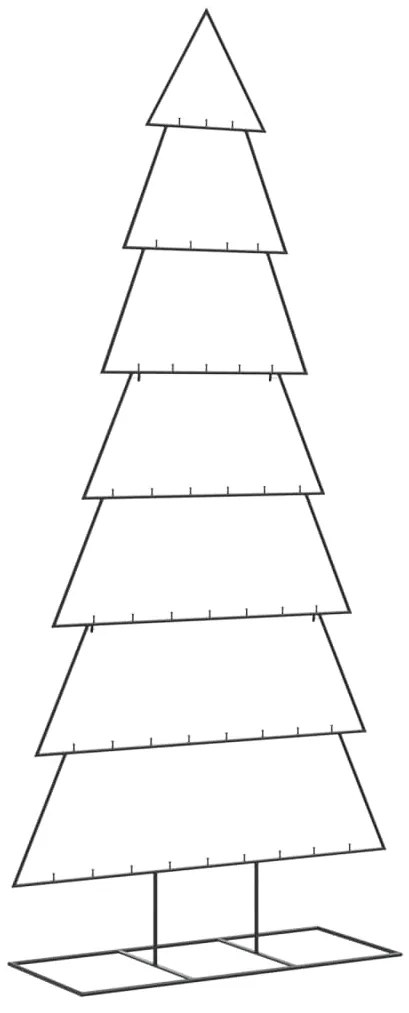 vidaXL Χριστουγεννιάτικο Δέντρο Διακοσμητικό Μαύρο 210 εκ.