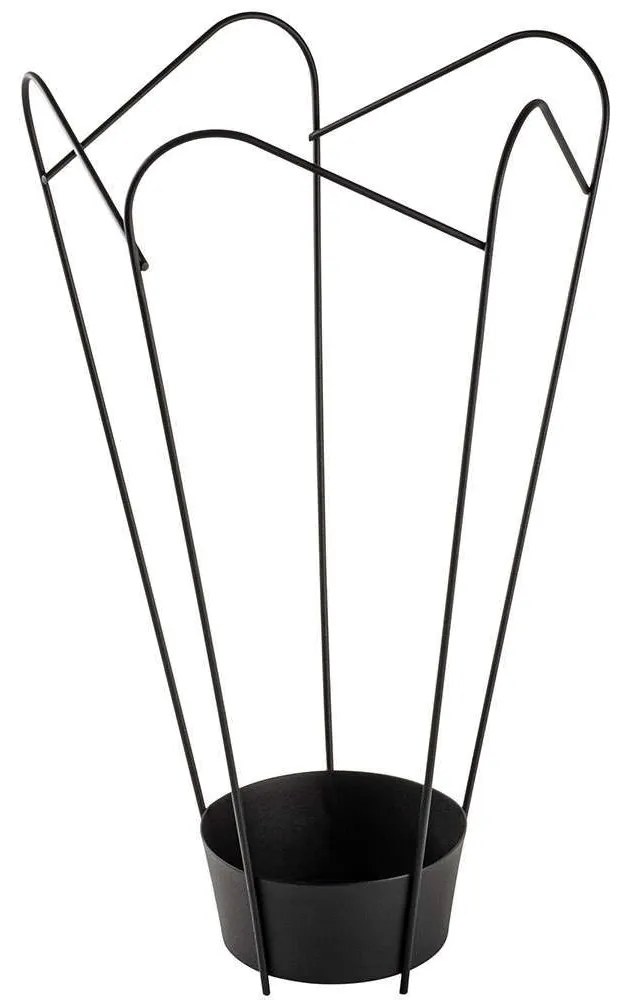 Ομπρελοθήκη 247HFM1161 Φ37x60cm Black Aberto Design Metal