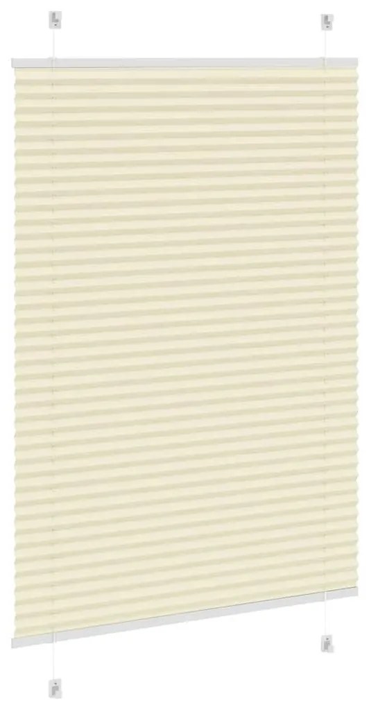 Πλισέ περσίδα Κρέμα 85x100 cm Πλάτος υφάσματος 84,4 cm 4015276