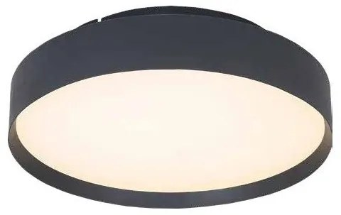 Πλαφονιέρα Φωτιστικό Οροφής Led Μέταλλο H11 Φ80 Eurolamp-144-51005-Μαύρο 144-51005