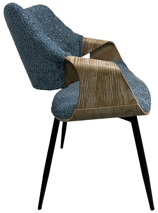 Καρέκλα Τραπεζαρίας FL6145 Fylliana Μπλέ 58x56x83 εκ. 58x56x83 εκ.
