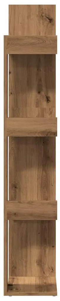 vidaXL Ντουλάπι βιβλίων Artisan Oak 86x25,5x140 cm Ξύλο μηχανής
