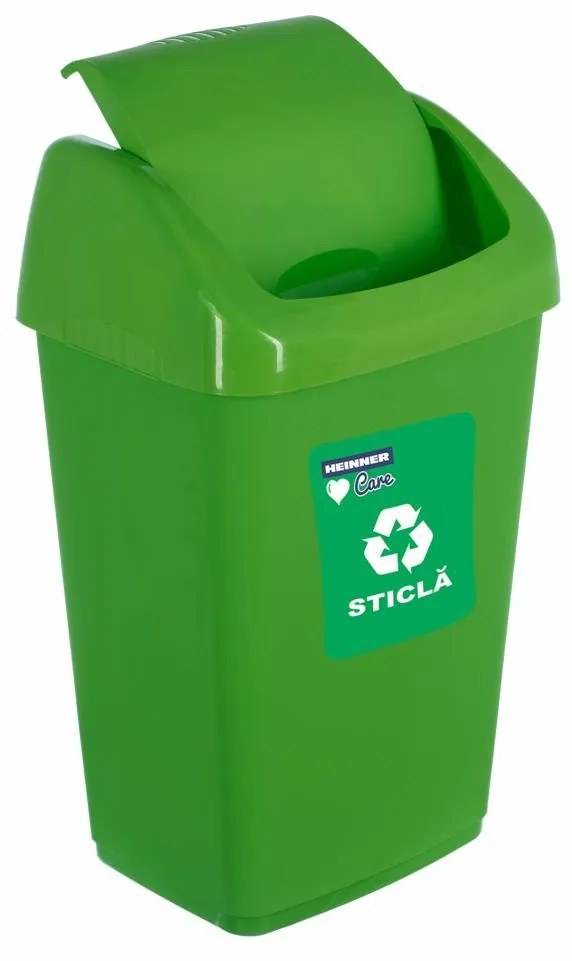 Heinner HR-AL-35V Κάδος απορριμάτων 35Lt Πράσινος 35x29x57cm
