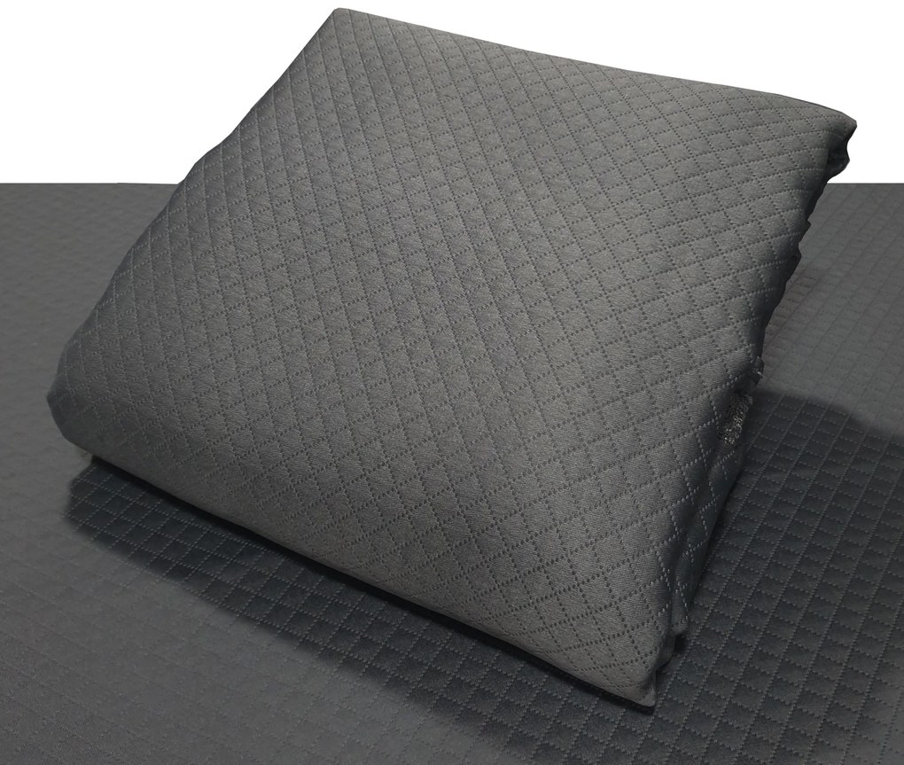 Κουβέρτα Πικέ Le Blanc ΙΣΠΑΝΙΑΣ Polyester 100% Dark Grey Μονή 170x260
