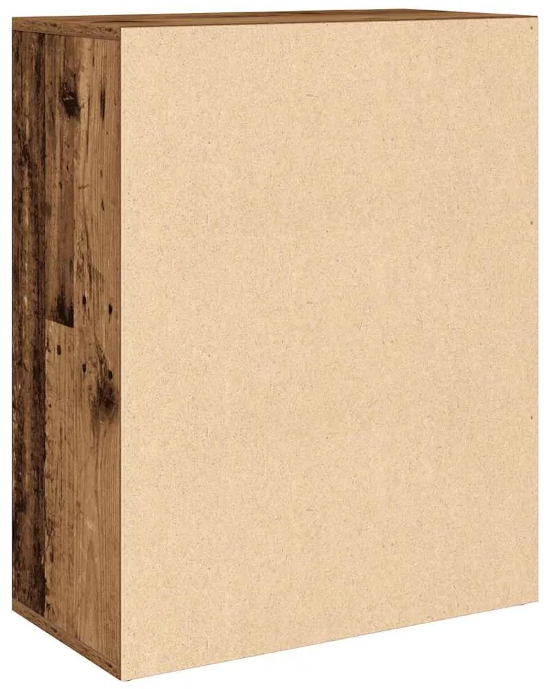 vidaXL Sideboard Παλιό ξύλο 60x30x75 cm Ξύλο μηχανής