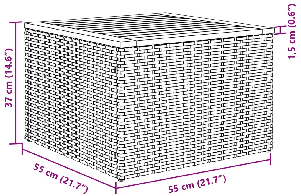 vidaXL Σετ Καναπέ Κήπου 8 pcs Μπεζ 297.5 x 132.5 x 69 εκ