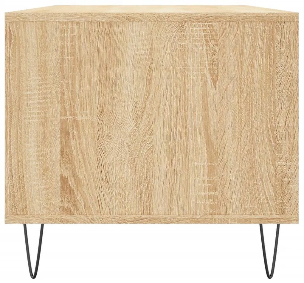 vidaXL Τραπεζάκι Σαλονιού Sonoma Δρυς 90x49x45 εκ. Επεξεργασμένο Ξύλο