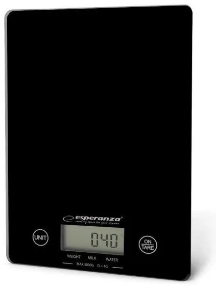 Ψηφιακή Ζυγαριά Κουζίνας Μαύρο 5kgr Ultra Thin Lemon ESPEKS002K Esperanza ESPEKS002K