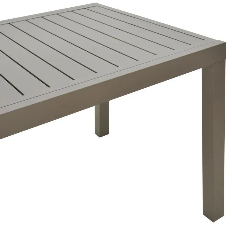 Τραπέζι Lafla Επεκτεινόμενο Αλουμίνιο Σαμπανιζέ 160-240x100x75εκ. 240x90x75 εκ.