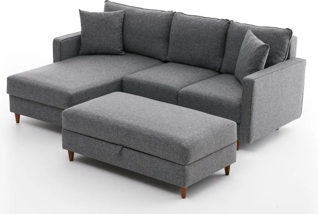 Corner Sofa Eva Left - Grey Grey