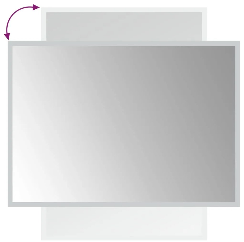 vidaXL Καθρέφτης Μπάνιου με LED 50 x 70 εκ.