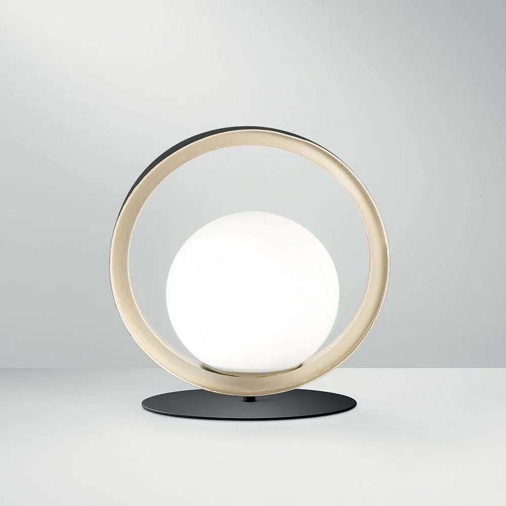Επιτραπέζιο Φωτιστικό I-Sonetto-L G9 25x24cm Black-Gold Luce Ambiente Design