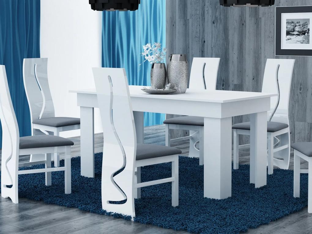 Τραπέζι Mandeville 207, Άσπρο, 75x80x160cm, 32 kg, Πλαστικοποιημένη μοριοσανίδα | Epipla1.gr
