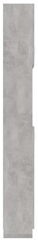 Στήλη Μπάνιου Γκρι του Σκυροδέματος 32x25,5x190 εκ. Μοριοσανίδα - Γκρι