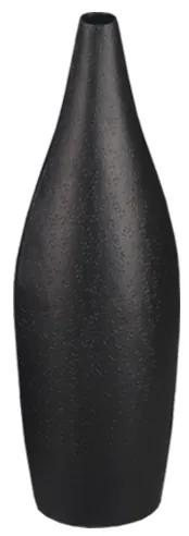 Βάζο Μεταλλικό Μαύρο Art Et Lumiere 13,5x6,5x40εκ. 30972