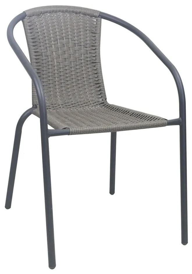 Πολυθρόνα Στοιβαζόμενη Baleno-W Ε2401,30 52x60x72cm Anthracite-Grey