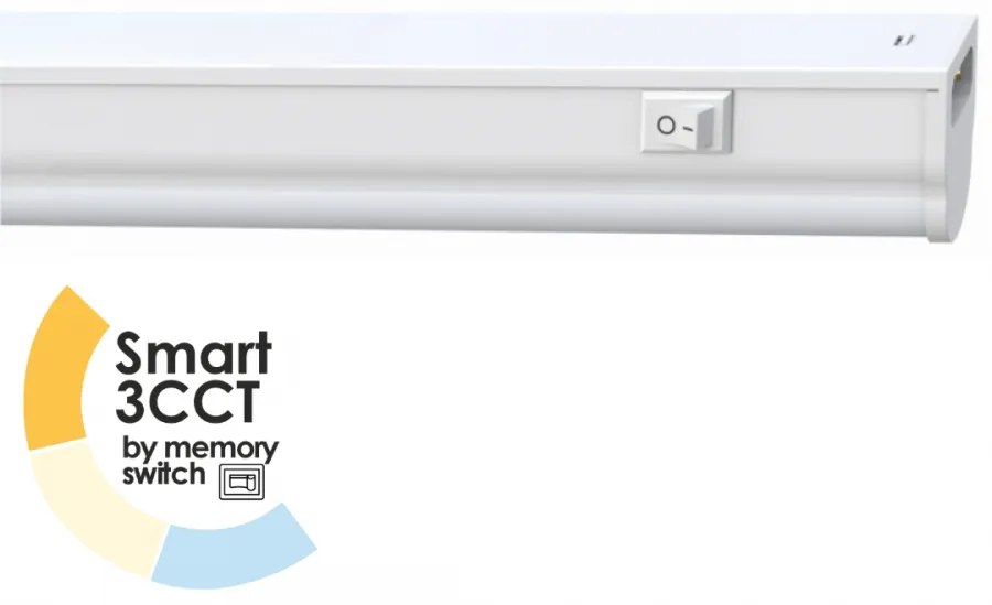 Φωτιστικό Πάγκου T5 1512x27xH37mm 18w Smart 3CCT 3000/4000/6000K με Μνήμη Enjoy EL199405-MS