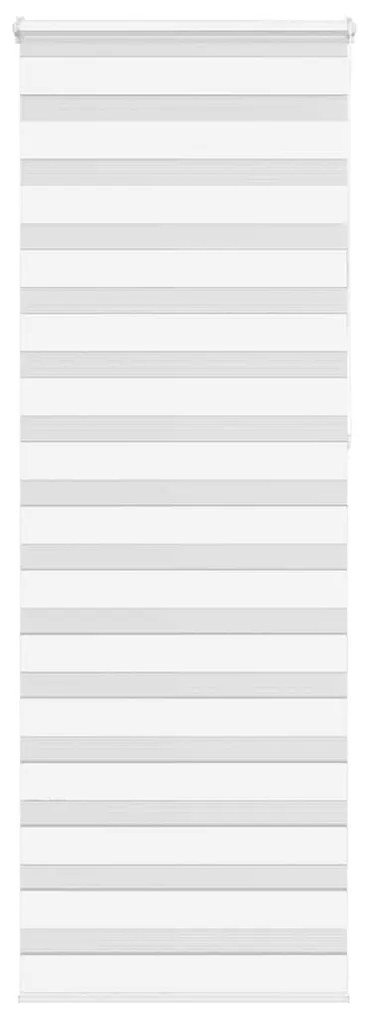 vidaXL Ζέβρα τυφλή Λευκό Πλάτος υφάσματος 65,9 εκ. Πολυεστέρας