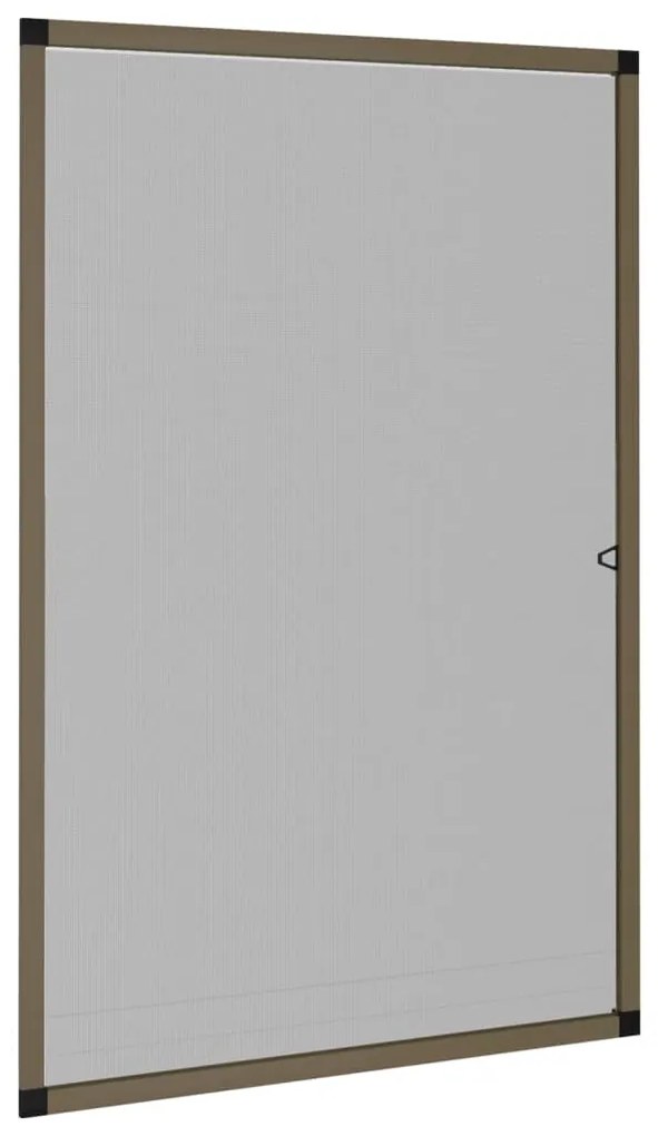 vidaXL Σήτα Εντόμων για Παράθυρα Καφέ 80 x 120 εκ.