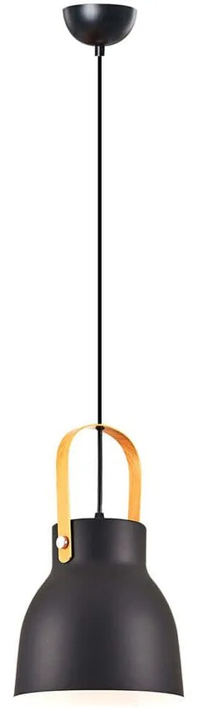 Φωτιστικό Οροφής 414LRC1584 Φ19x120cm 1xE27 40W Black Opviq
