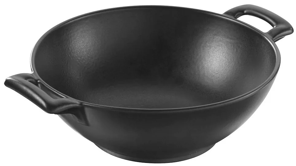 BELLE CUISINE &quot;CAST IRON&quot; INDIVIDUAL WOK 20CM 1L 1000ML ΣΕΤ 4τμχ - Espiel