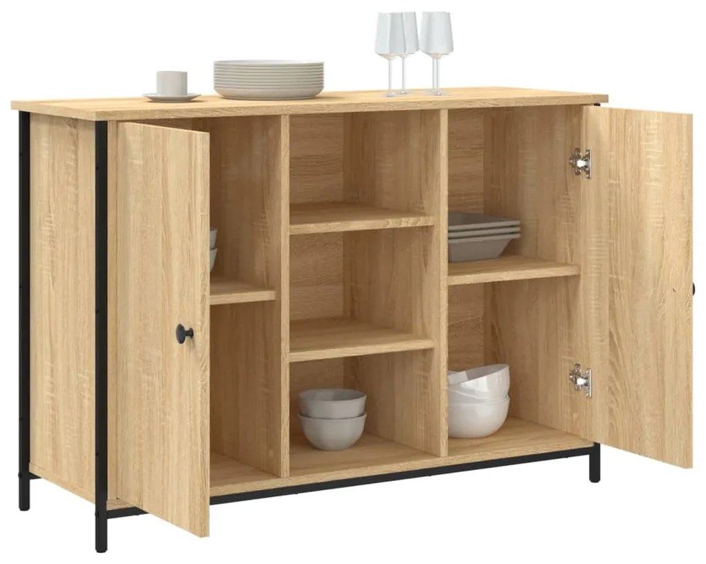 vidaXL Μπουφές Sonoma Δρυς 100 x 35 x 70 εκ. από Επεξεργασμένο Ξύλο