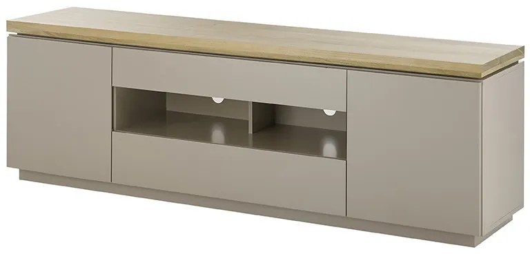 Amos Έπιπλο Τηλεόρασης Γκρι Μπεζ 173x40x57 cm