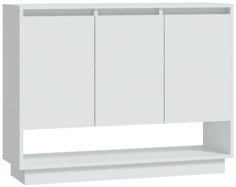 vidaXL Συρταριέρα Λευκή 97x31x75 εκ. από Επεξεργασμένο Ξύλο