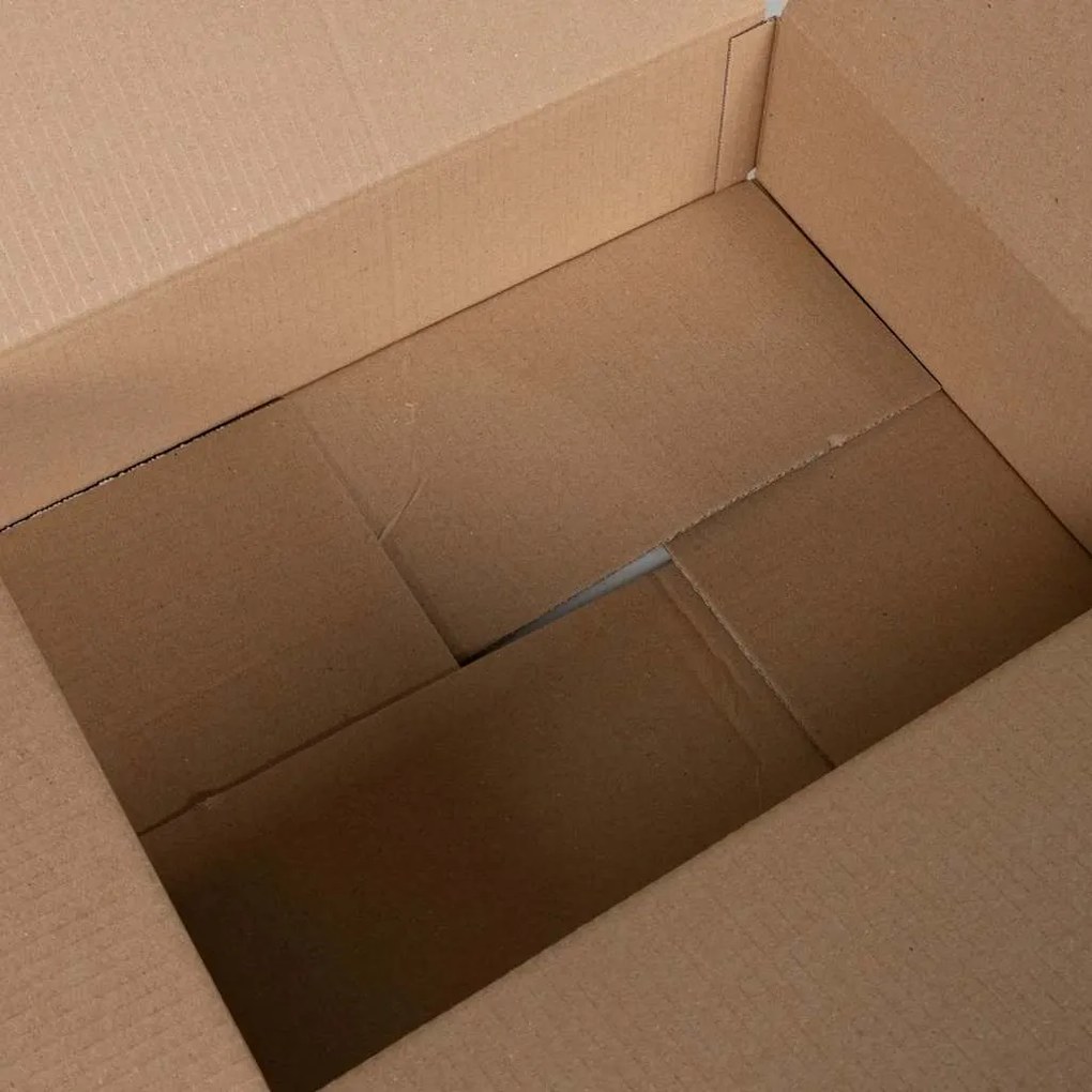 vidaXL Πτυσσόμενο Κουτί 50 pcs Καφέ 40 x 30 x 10 εκ. Χαρτόνι