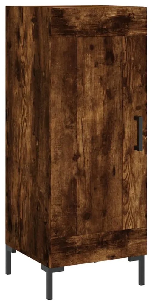 vidaXL Ντουλάπι Καπνιστή δρυς 34,5x34x180 εκ. από Επεξεργασμένο Ξύλο