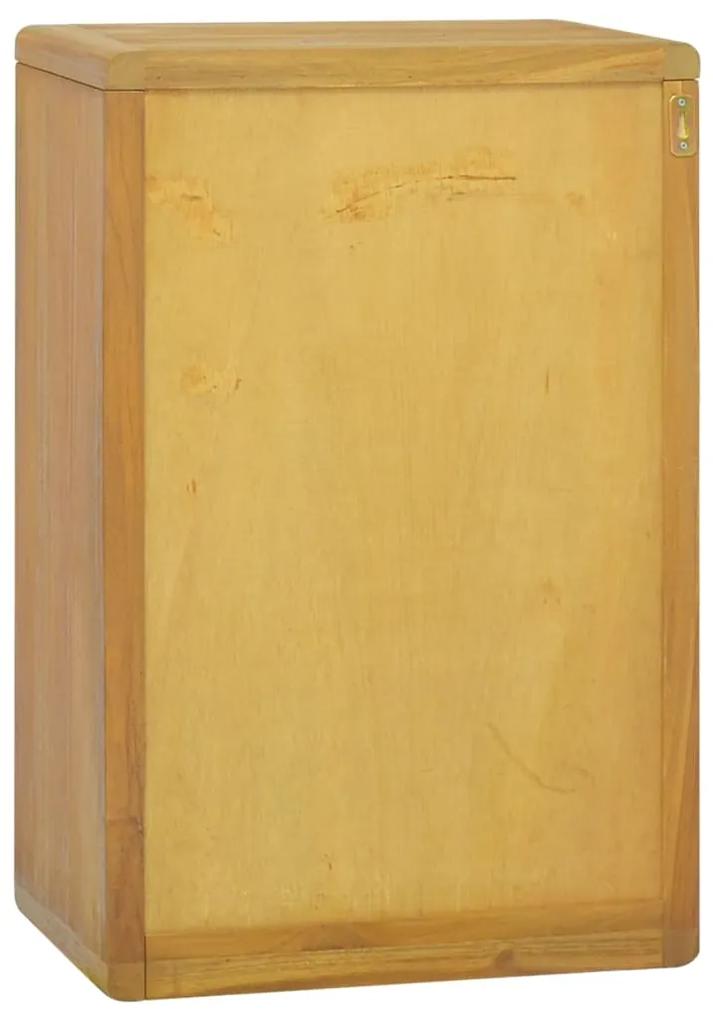 vidaXL Ντουλάπι Μπάνιου Επιτοίχιο 45x30x70 εκ. από Μασίφ Ξύλο Teak
