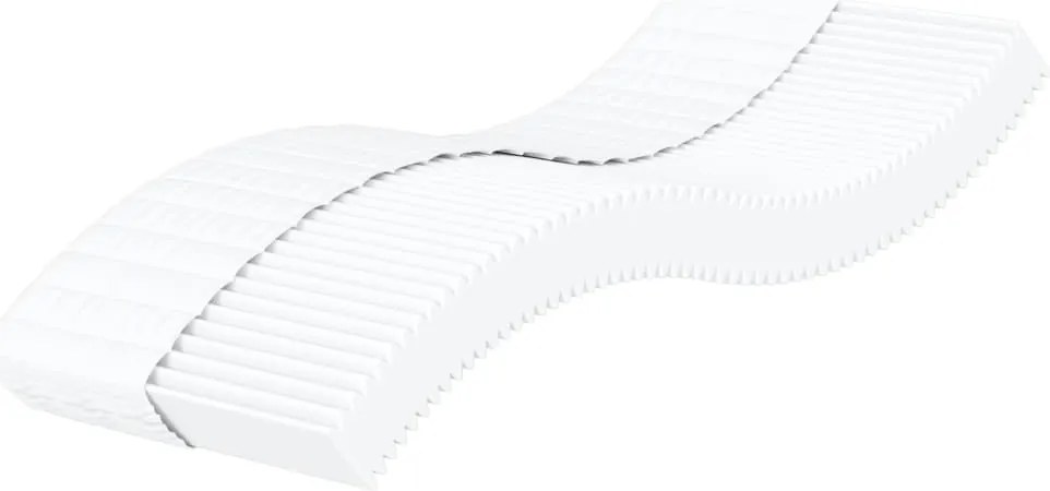 vidaXL Καναπές Κρεβάτι με Στρώμα Ανοιχτό Γκρι 80 x 200 εκ. Υφασμάτινο