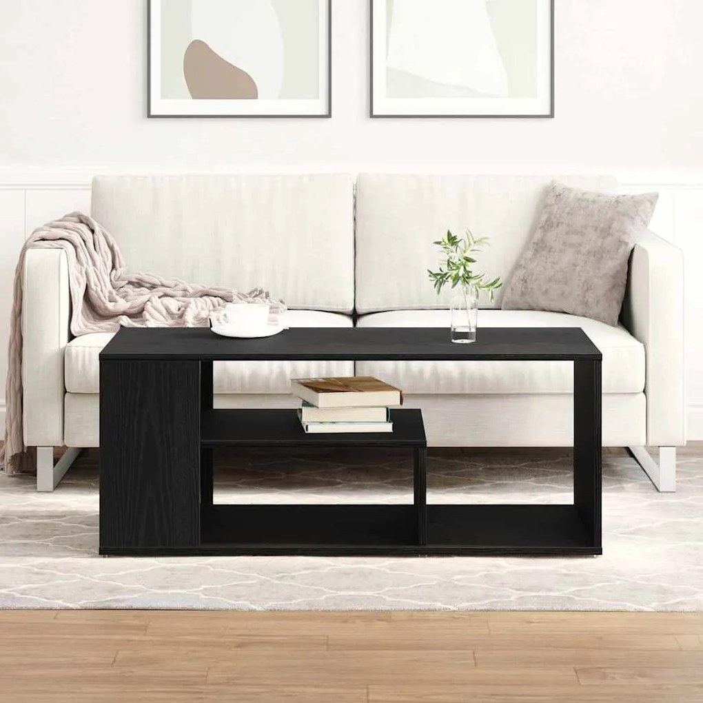 vidaXL Τραπεζάκι σαλονιού Μαύρη δρυς 100 x 50 x 40 cm