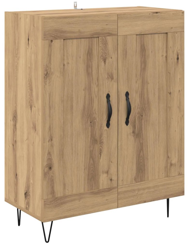 vidaXL Highboard 2 pcs Artisan Oak Επεξεργασμένο ξύλο
