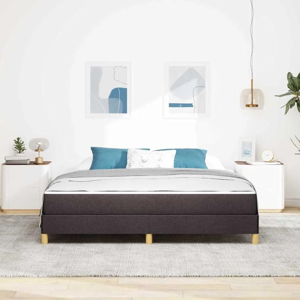 vidaXL Κρεβάτι με ελατήρια Καφέ 180 x 200 cm