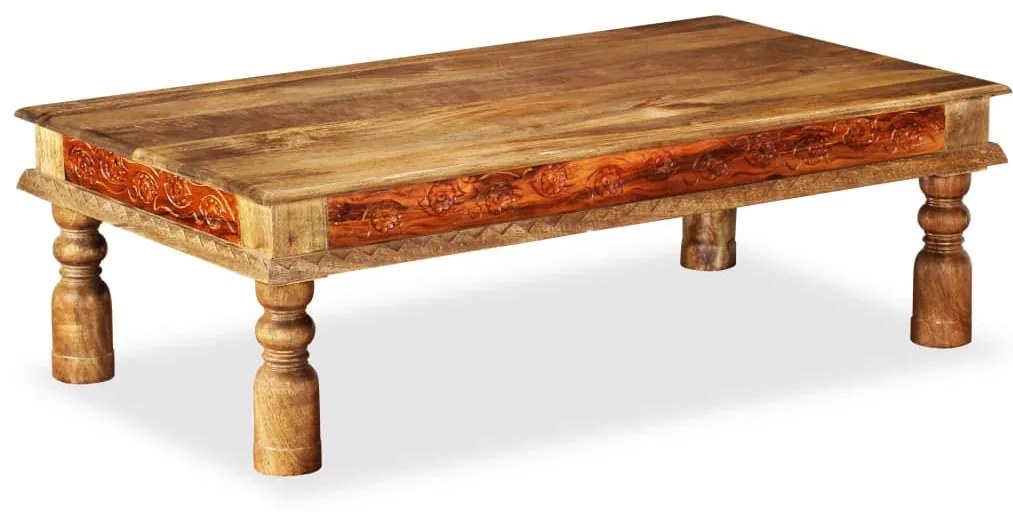 vidaXL Τραπεζάκι Σαλονιού 110x60x38 εκ Ξύλο Ακακίας/Μασίφ Ξύλο Μάνγκο